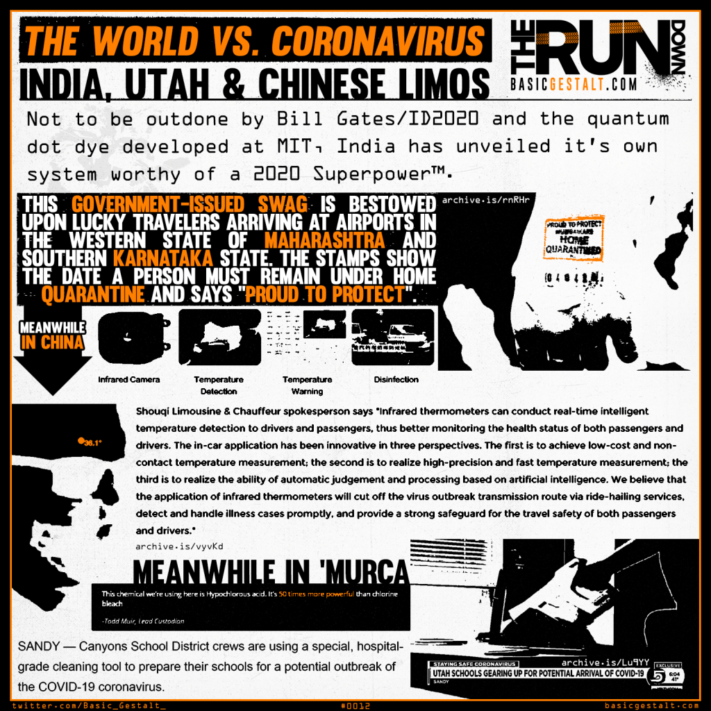India, Utah & Chinese Limos: The World vs. Coronavirus